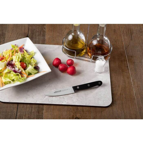 Нож для чистки овощей и фруктов 10 см, из нержавеющей стали, черный, 2801-B, Universal, Arcos