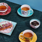 Чашка чайная с блюдцем Wedgwood Вандерласт Камелия 150 мл, фарфор