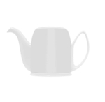 Чайник заварочный фарфоровый 900 мл, без крышки, белый, 189948, Salam, Guy Degrenne