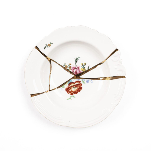 Глубокая тарелка 22 см, Kintsugi, Seletti (09622)