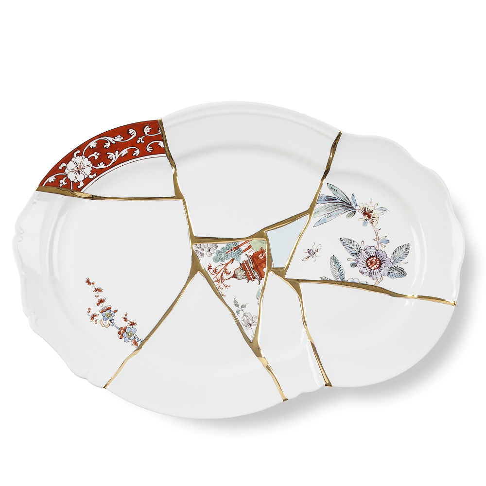Блюдо 42,5x29 см, Kintsugi, Seletti