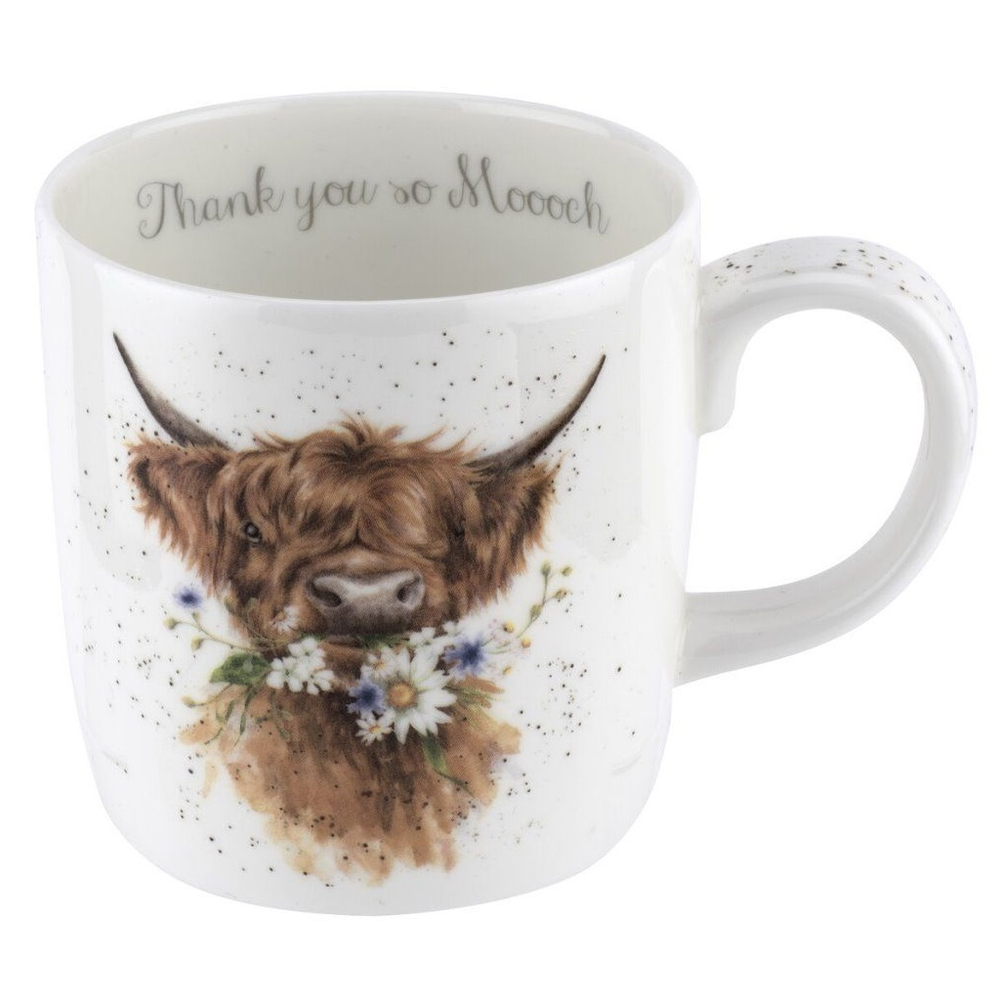 Кружка Royal Worcester "Спасибо от бычка" 400мл