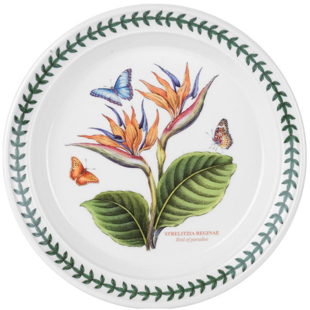 Тарелка закусочная Portmeirion "Ботанический сад. Экзотические цветы. Райская птица" 20см