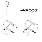 Мусат 23 см, с алмазным покрытием, Sharpening steels, Arcos