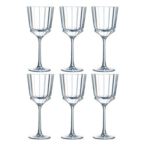Набор хрустальных бокалов для вина 6 шт., объемом 250 мл, MACASSAR, Cristal d’Arques (Q4346)