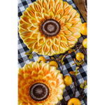 Тарелка десертная Подсолнух 21,5 см Certified Int. Солнечный сад