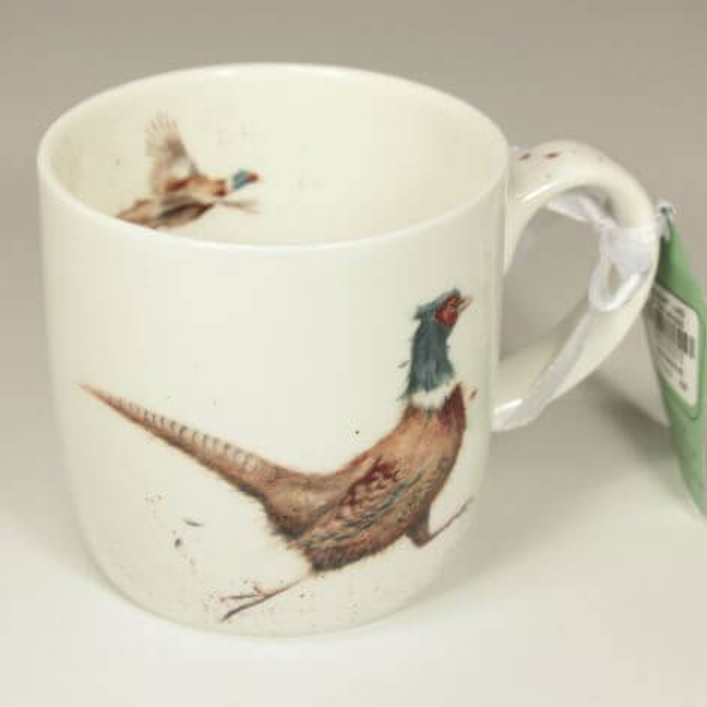 Кружка фарфоровая "Забавная фауна. Властелин леса (Фазан)", 310 мл, Royal Worcester