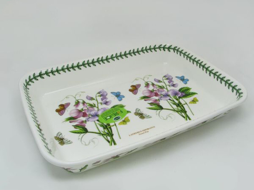 Блюдо прямоугольное для лазаньи Portmeirion "Ботанический сад. Душистый горошек" 38см
