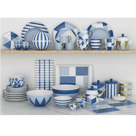 Блюдо сервировочное 34 см, прямоугольное, фарфор, LEN880249, Azzurro, Lenox