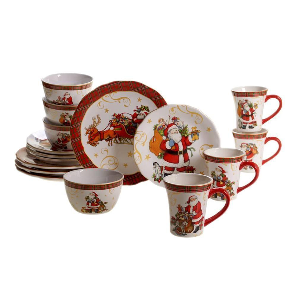 Тарелка закусочная Мячик 23 см Certified Int. Винтажный Санта