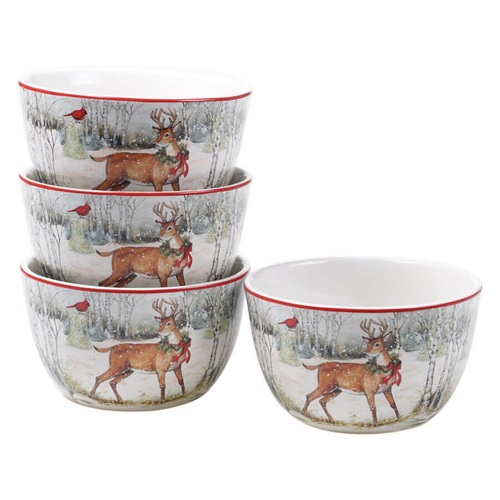 Салатник индивидуальный 13 см Certified Int. Зимний лес