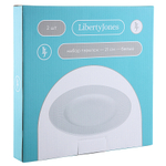 Набор тарелок Soft Ripples, 21 см, белые, 2 шт., Liberty Jones