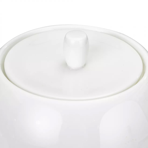 Сахарница Narumi Белый декор 430 мл, фарфор костяной