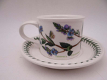 Чашка чайная с блюдцем Portmeirion "Ботанический сад. Вероника" 200мл