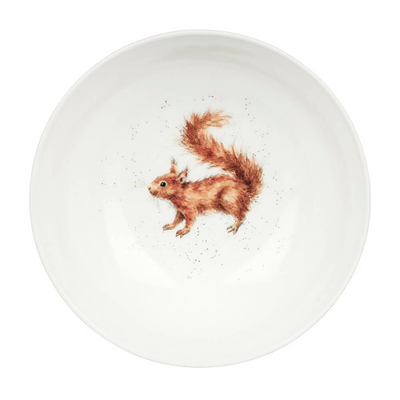 Салатник фарфоровый порционный "Забавная фауна. Белка", 15см, Royal Worcester
