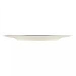 Тарелка обеденная Noritake Трефолио, золотой кант 28 см, фарфор костяной