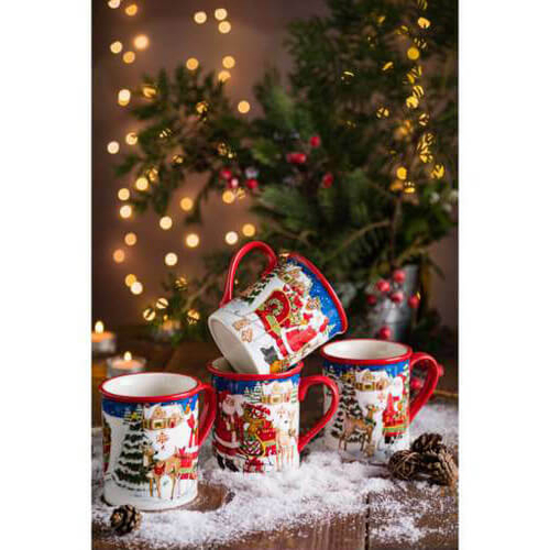 Кружка Зайчонок и бельчонок 470 мл Certified Int. Мастерская Санта-Клауса