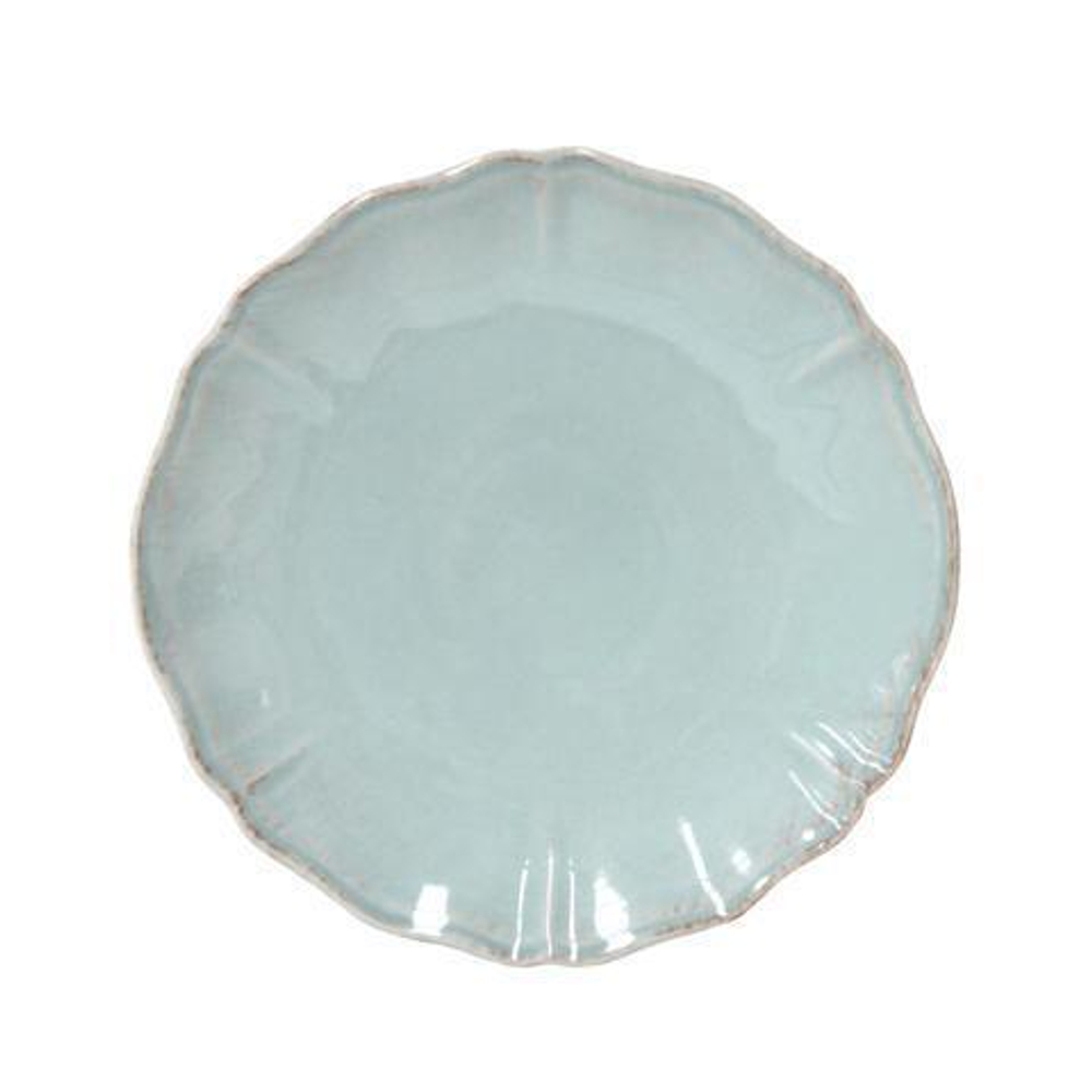Тарелка обеденная 27 см Costa Nova Alentejo Turquoise бирюзовая