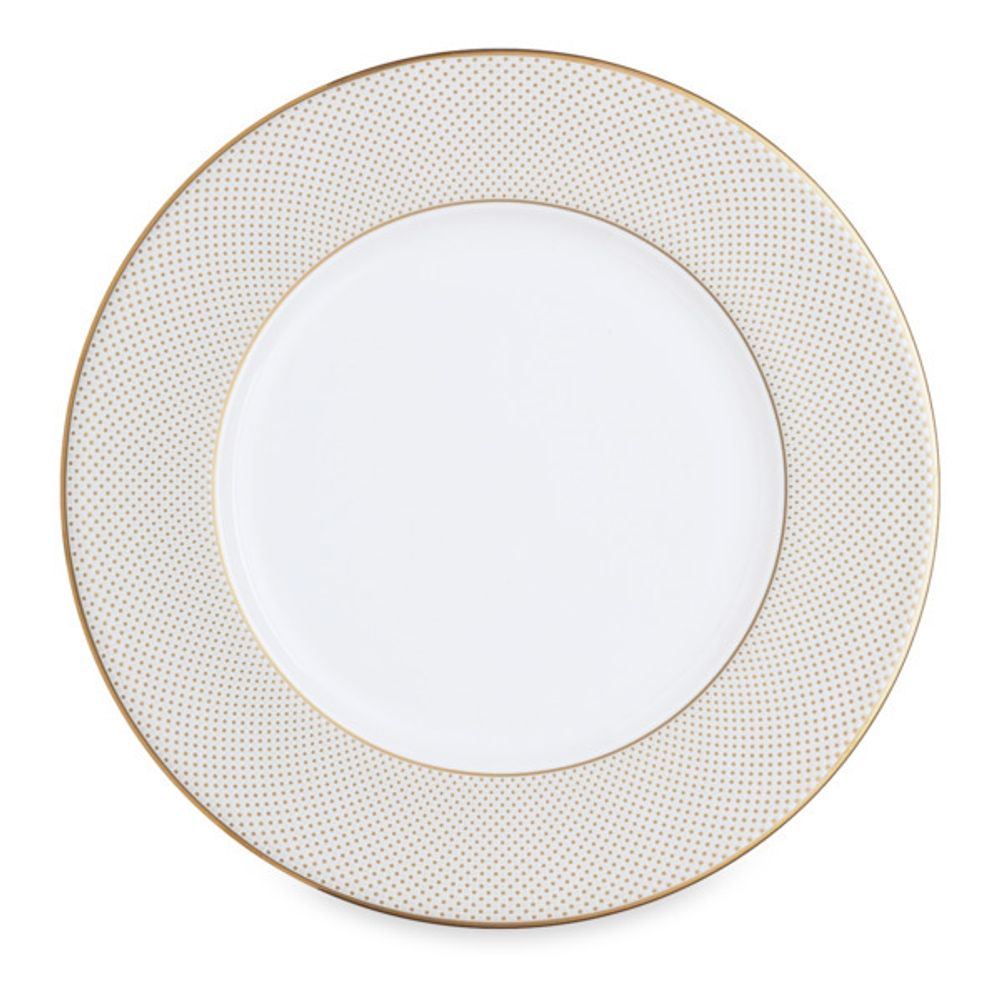 Тарелка пирожковая Narumi Золотая паутина 16 см, фарфор костяной