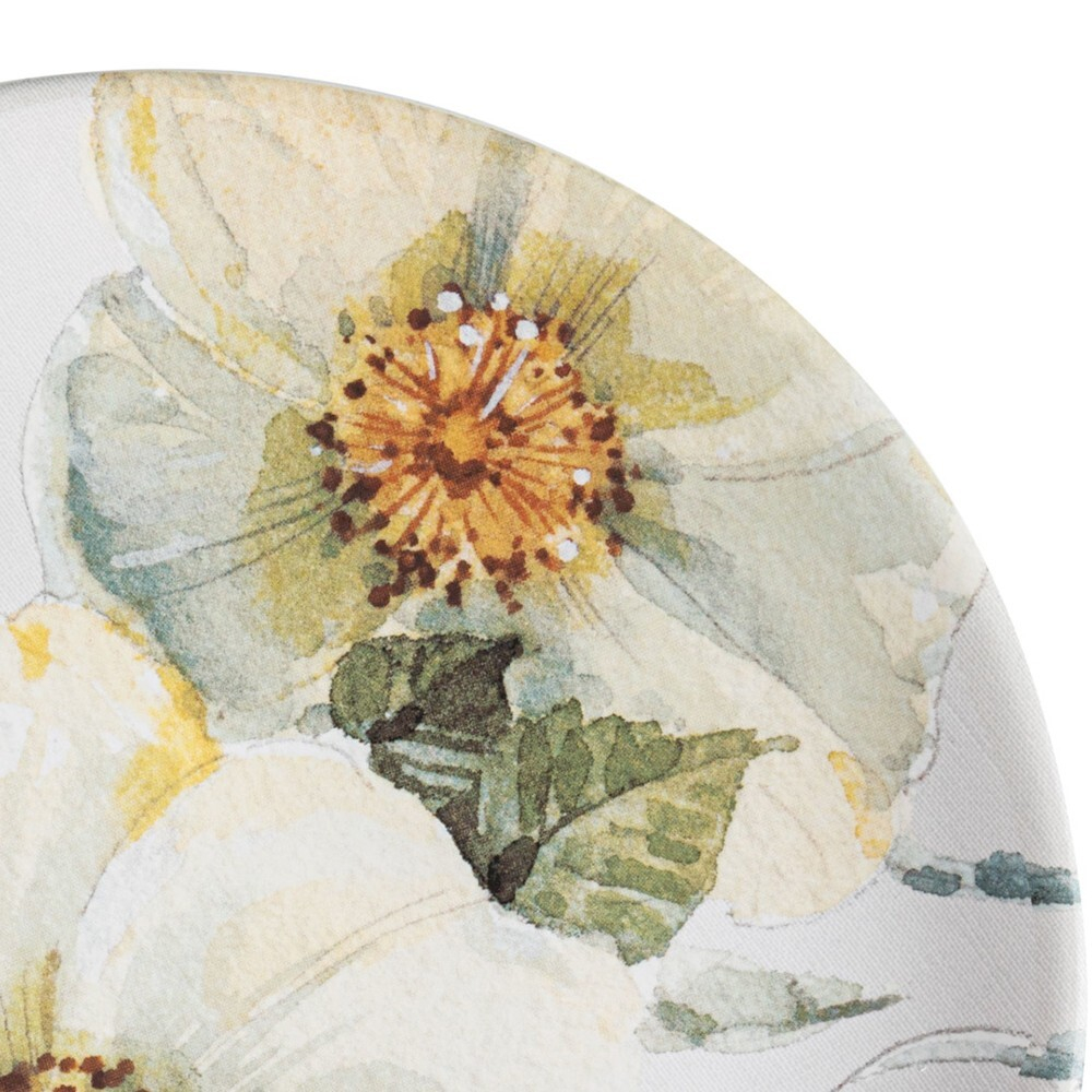 Тарелка закусочная Белый цветок 23 см Certified Int. Весенний Букет