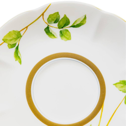 Чашка чайная с блюдцем Narumi Цветущая Роза 230 мл, фарфор костяной