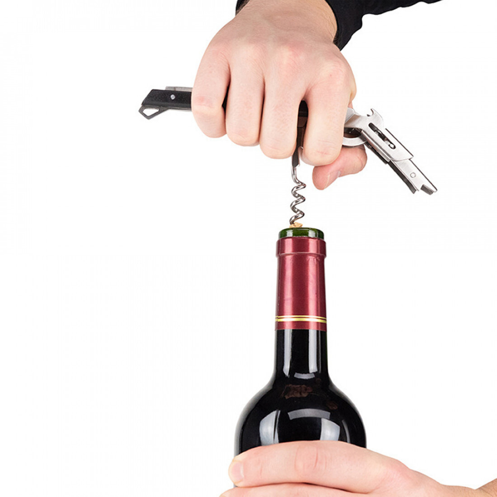 Нож сомелье / Штопор многофункциональный Clavelin, черный, Peugeot Vin