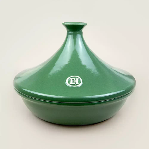 Тажин керамический, 3 литра, 32 см, Emile Henry, цвет: лавровый лист, лимитированная коллекция