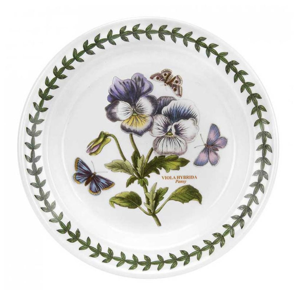 Тарелка пирожковая Portmeirion "Ботанический сад. Анютины глазки" 18см