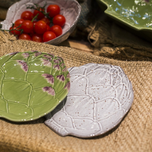 Тарелка десертная 17,5х14,8 см Bordallo Pinheiro "Артишок"