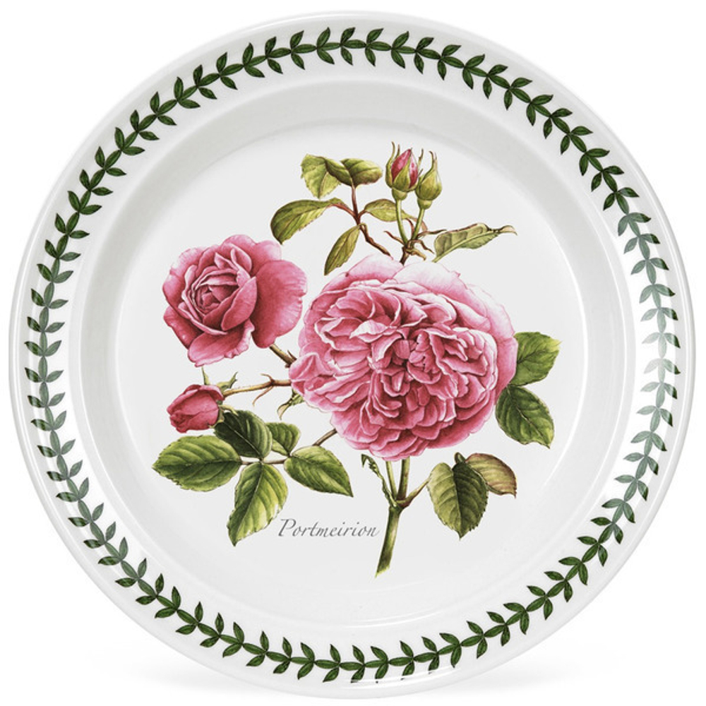 Тарелка обеденная Portmeirion "Ботанический сад. Розы. Портмейрион роза"25см