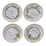 Тарелка пирожковая Пожелание радости 15 см Certified Int. Плющ и остролист