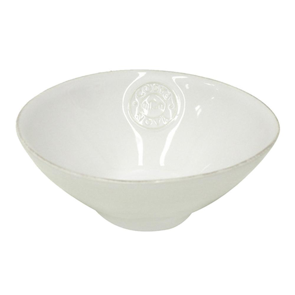 Тарелка 15 см 370 мл Costa Nova Nova White белая