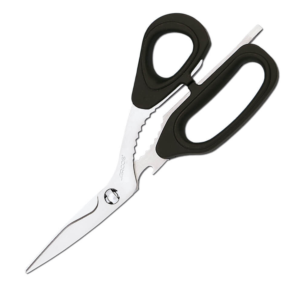 Ножницы кухонные 21.5 см. разъемные, с пластиковыми ручками, черный, 1854, Scissors, Arcos