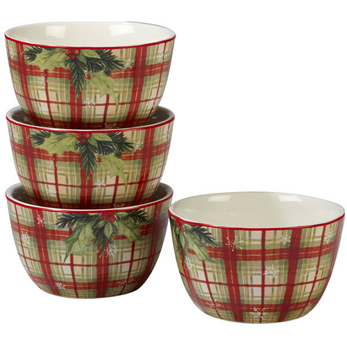 Салатник индивидуальный Клетка 13 см Certified Int. Праздничные пожелания