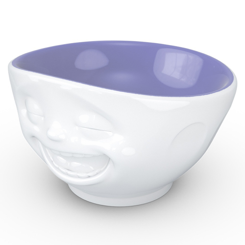 Салатник Laughing 500 мл Tassen белый-фиолетовый